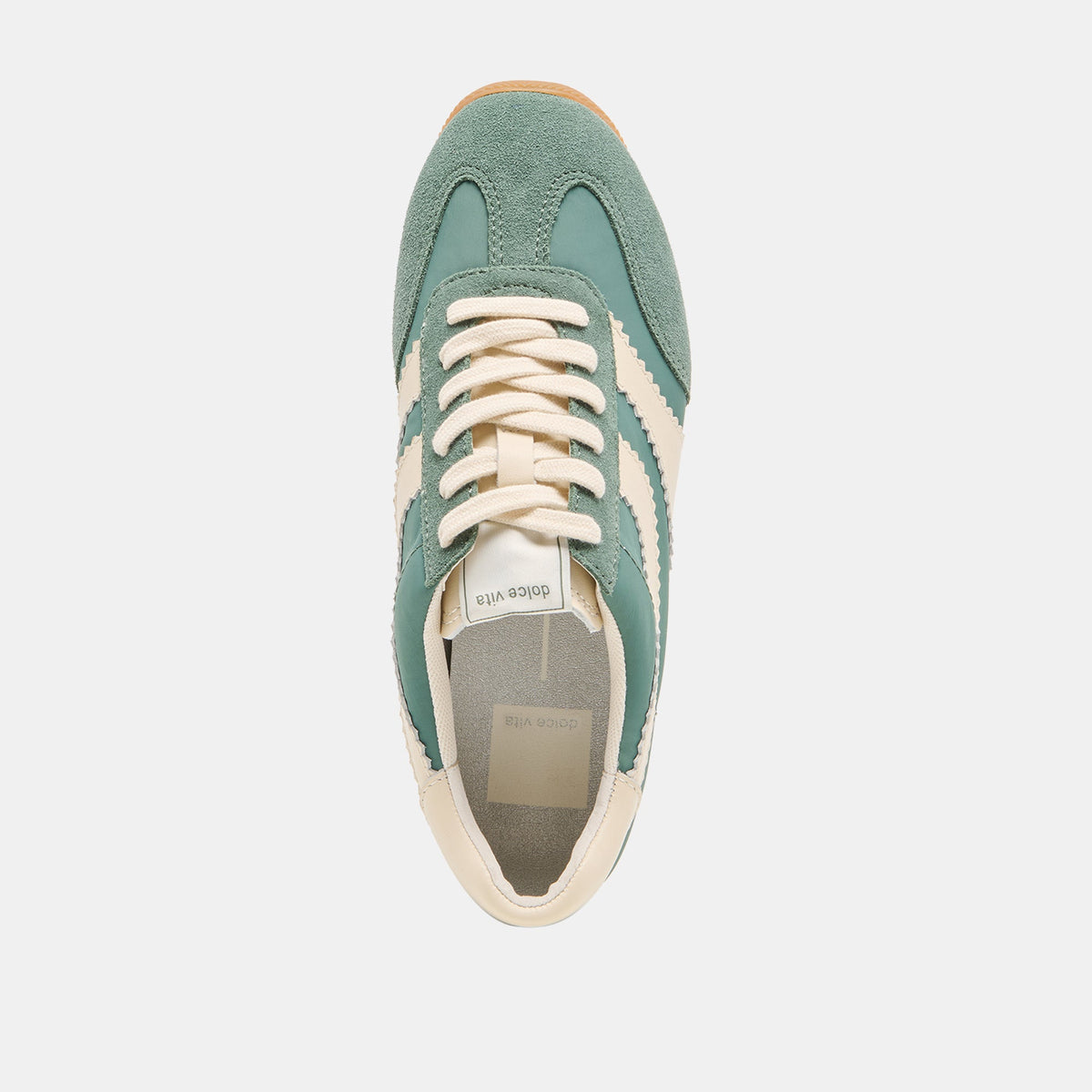 Dolce Vita SHOES Limit Green Nylon Sneakers