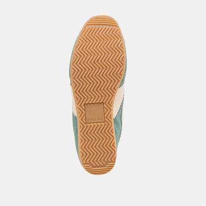 Dolce Vita SHOES Limit Green Nylon Sneakers