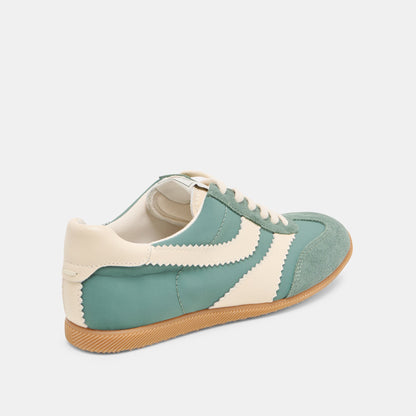 Dolce Vita SHOES Limit Green Nylon Sneakers