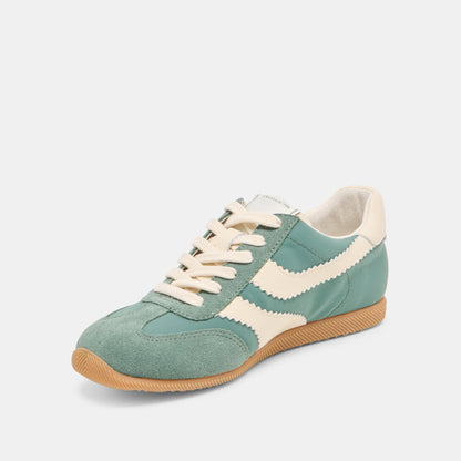 Dolce Vita SHOES Limit Green Nylon Sneakers