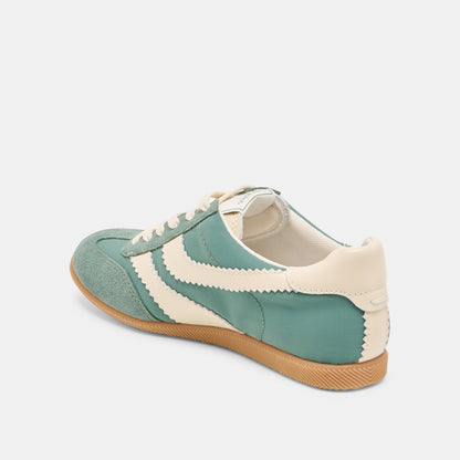 Dolce Vita SHOES Limit Green Nylon Sneakers