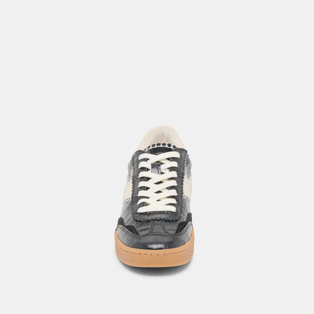 Dolce Vita SHOES NOTICE STITCH SNEAKERS NOIR CROCO EMBOSSED LEATHER
 – Dolce Vita