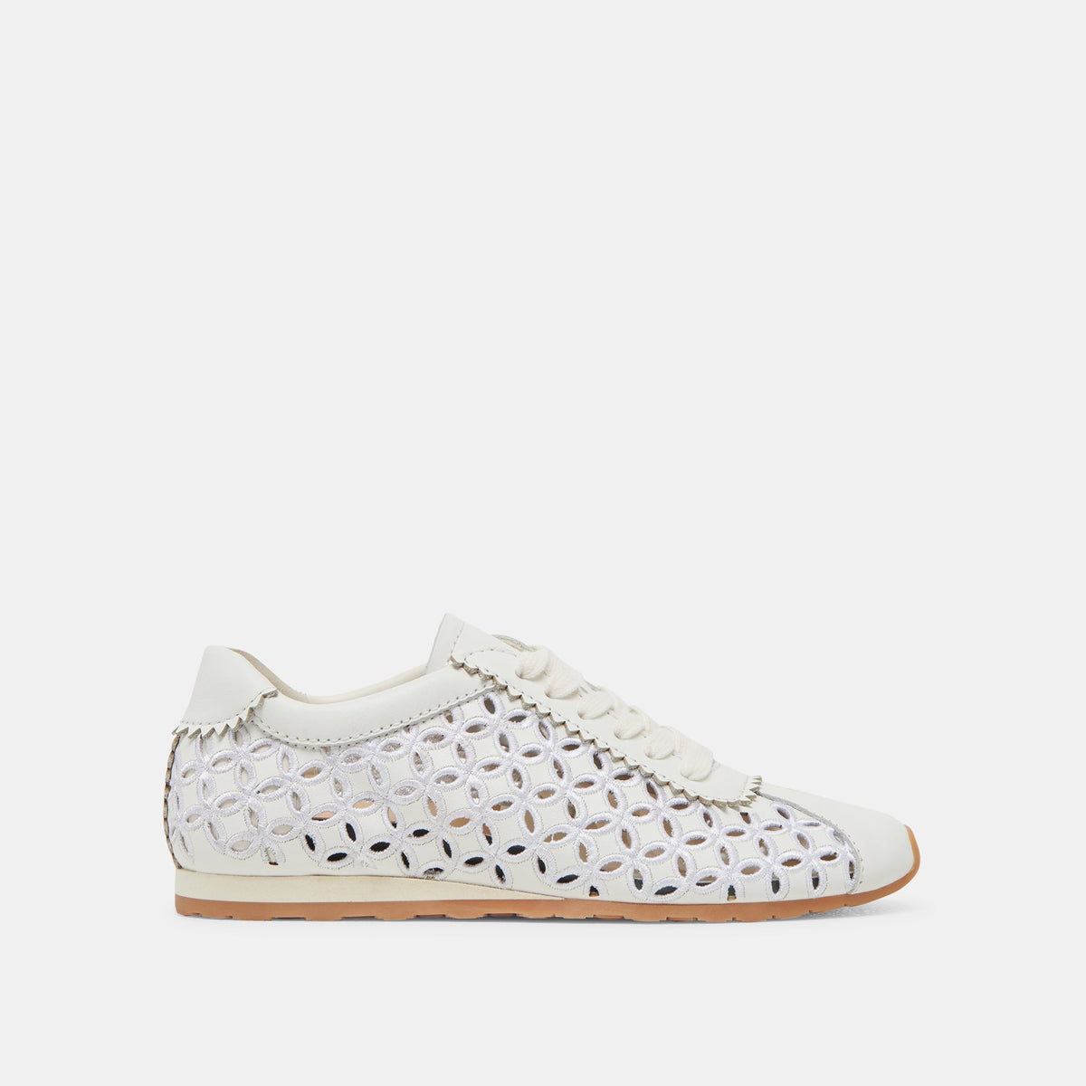 Dolce Vita SHOES DANIE EYELET PERF SNEAKERS TRUE WHITE LEATHER
 – Dolce Vita