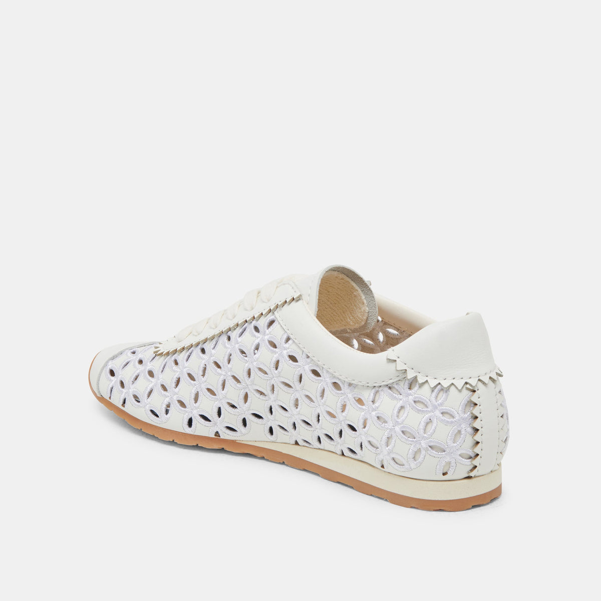 Dolce Vita SHOES DANIE EYELET PERF SNEAKERS TRUE WHITE LEATHER
 – Dolce Vita