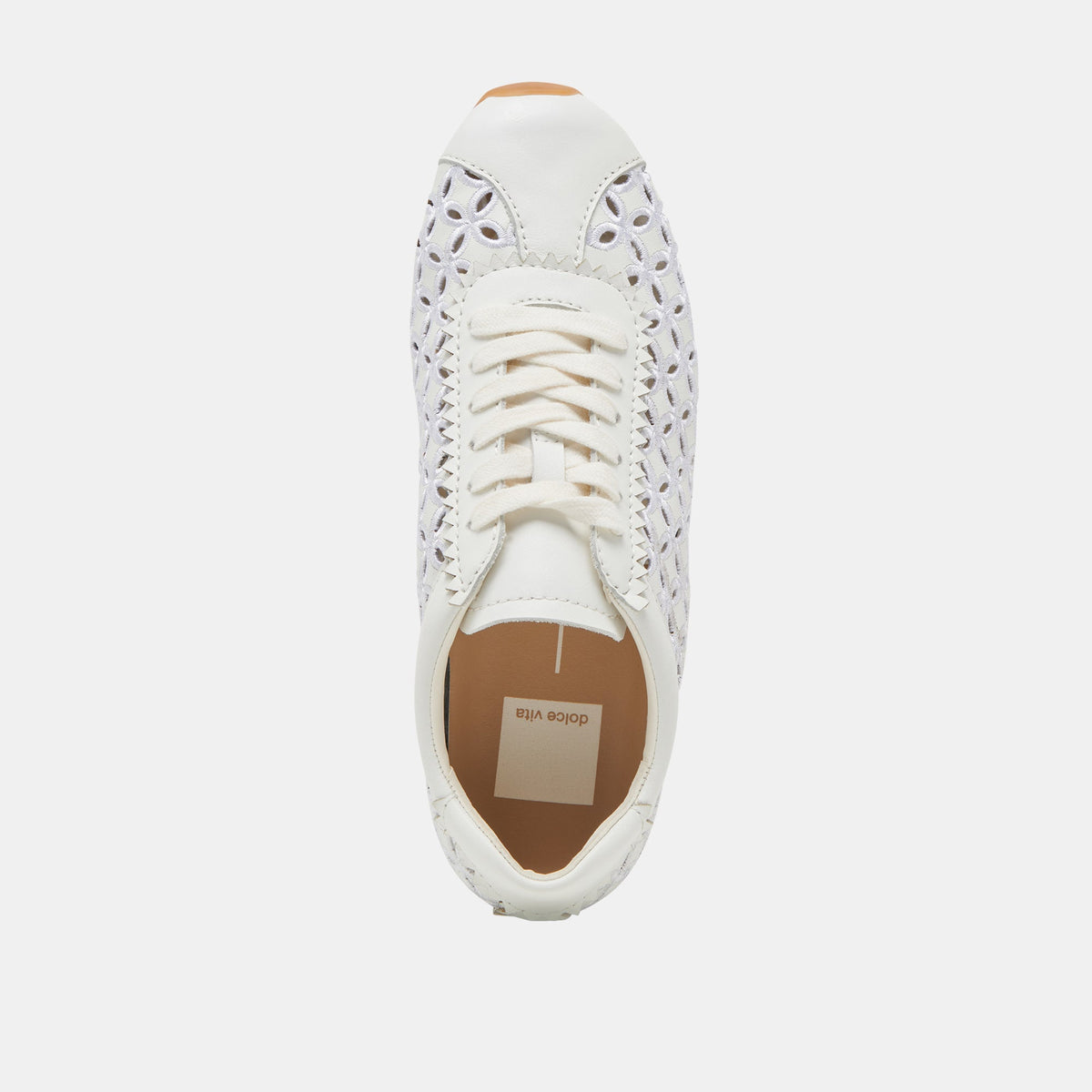 Dolce Vita SHOES DANIE EYELET PERF SNEAKERS TRUE WHITE LEATHER
 – Dolce Vita
