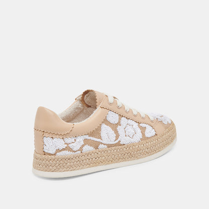 Dolce Vita SHOES AZALIA SNEAKERS NATURAL MULTI FLORAL SEQUIN
 – Dolce Vita