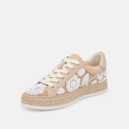 Dolce Vita SHOES AZALIA SNEAKERS NATURAL MULTI FLORAL SEQUIN
 – Dolce Vita