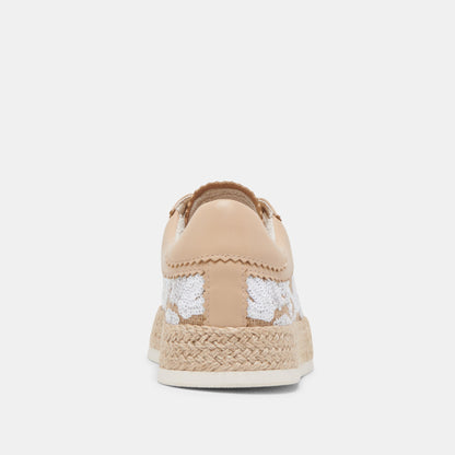 Dolce Vita SHOES AZALIA SNEAKERS NATURAL MULTI FLORAL SEQUIN
 – Dolce Vita