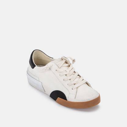 Dolce Vita SHOES ZINA SNEAKERS WHITE BLACK LEATHER
 – Dolce Vita