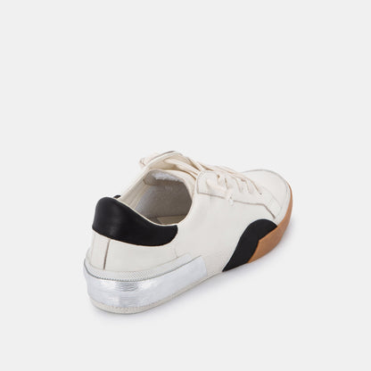 Dolce Vita SHOES ZINA SNEAKERS WHITE BLACK LEATHER
 – Dolce Vita