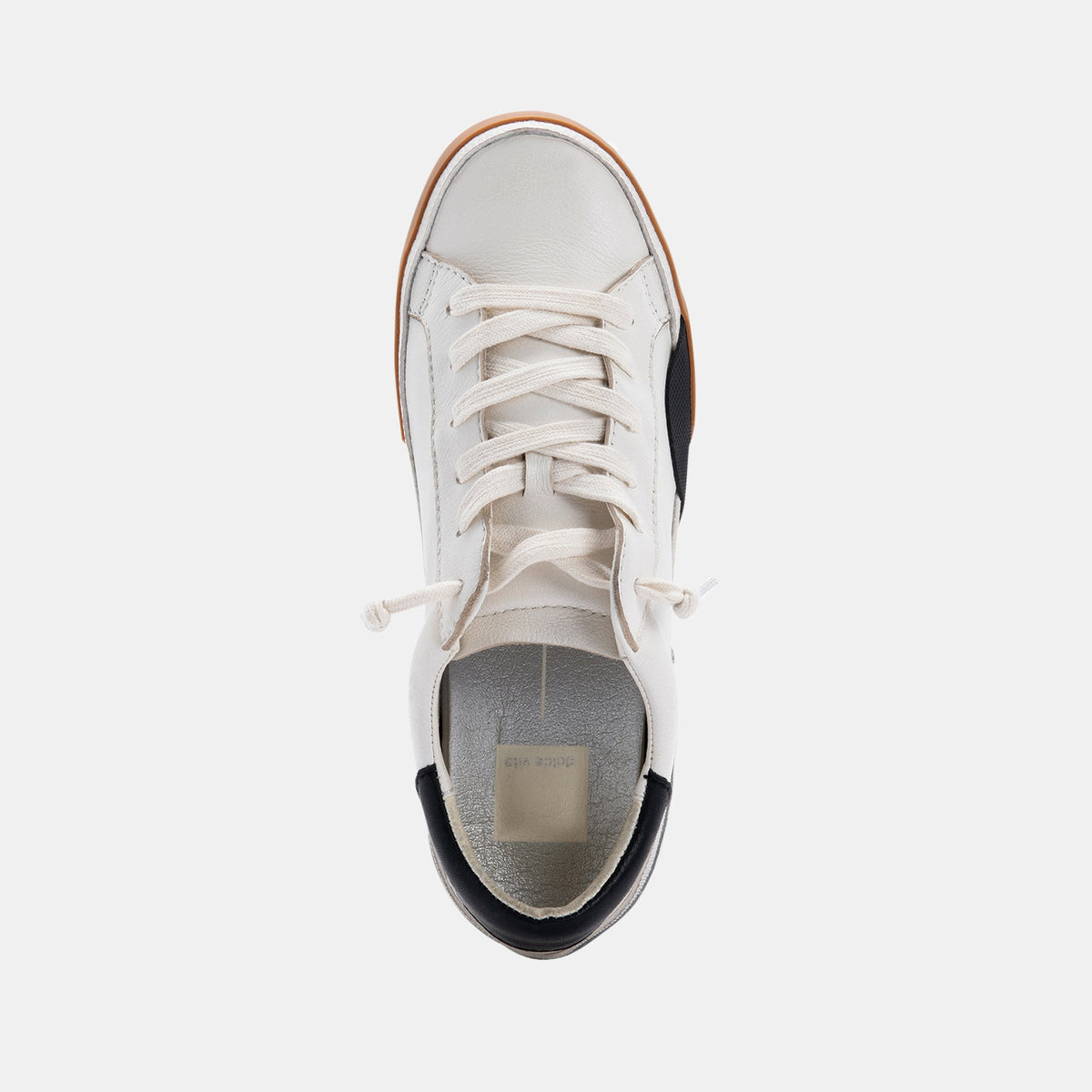 Dolce Vita SHOES ZINA SNEAKERS WHITE BLACK LEATHER
 – Dolce Vita
