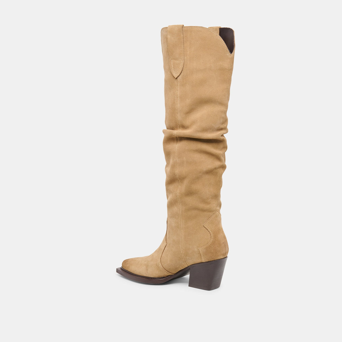 Dolce Vita SHOES Buckly Camel Suede Boots