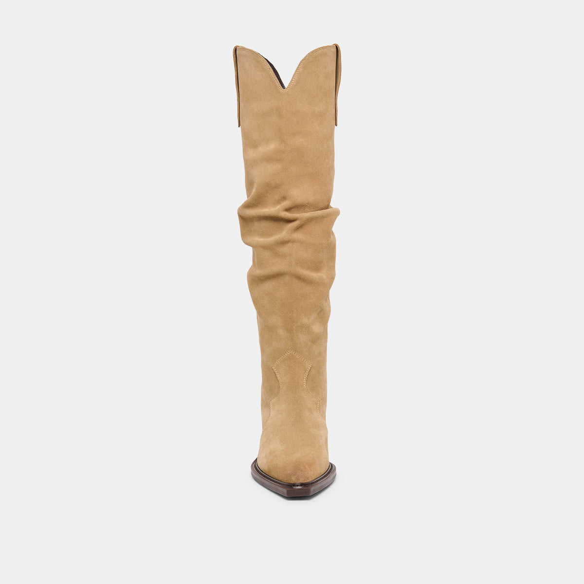 Dolce Vita SHOES Buckly Camel Suede Boots