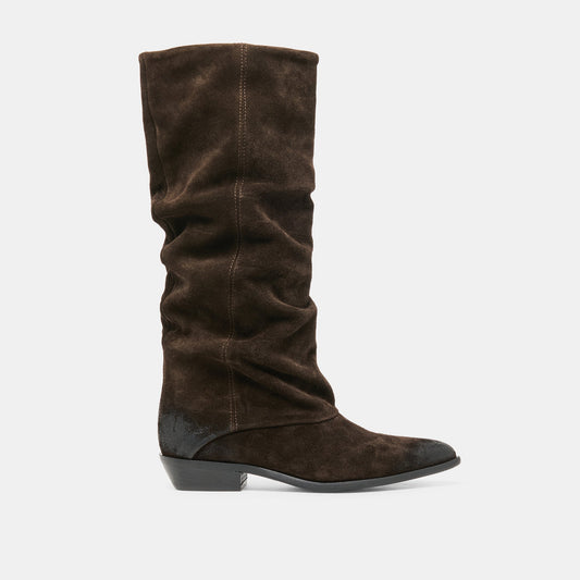 Dolce Vita SHOES Marla Dk Brown Suede Boots