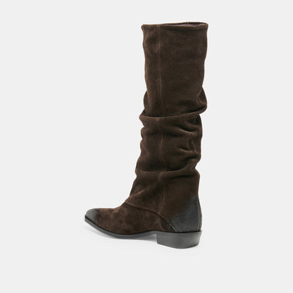 Dolce Vita SHOES Marla Dk Brown Suede Boots