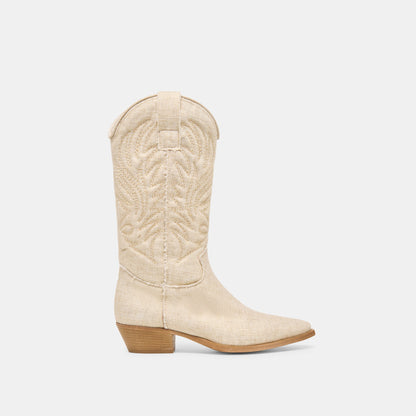 Dolce Vita SHOES Tanner Bone Fabric Boots