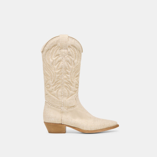 Dolce Vita SHOES Tanner Bone Fabric Boots