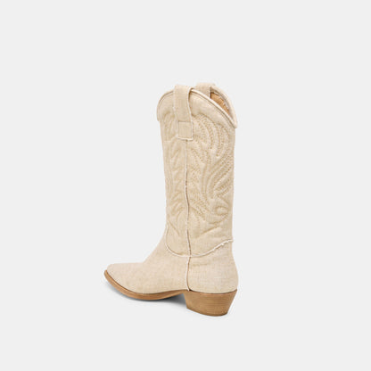 Dolce Vita SHOES Tanner Bone Fabric Boots