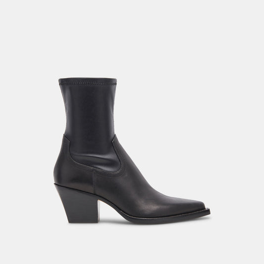 Dolce Vita SHOES Rutger Boots Black Leather | Women's Black Leather Mid-Ankle Boots
 – Dolce Vita