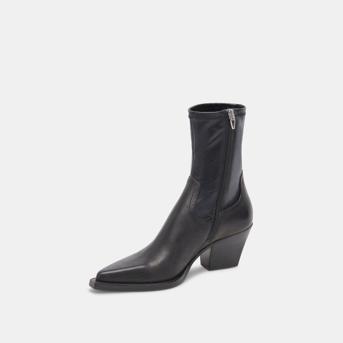 Dolce Vita SHOES Rutger Boots Black Leather | Women's Black Leather Mid-Ankle Boots
 – Dolce Vita