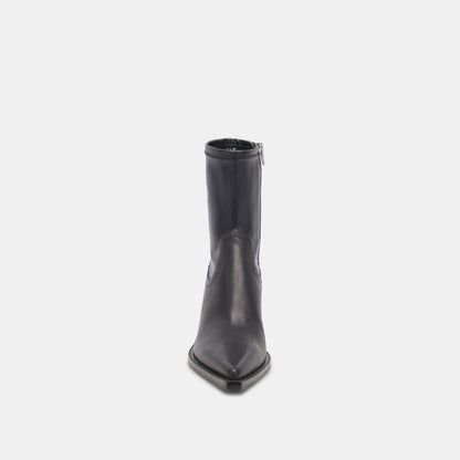 Dolce Vita SHOES Rutger Boots Black Leather | Women's Black Leather Mid-Ankle Boots
 – Dolce Vita