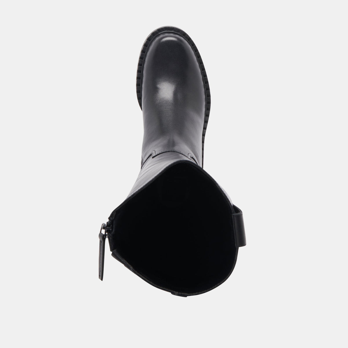 Dolce Vita SHOES Glory H2O Waterproof Black Leather Wide Calf Boots