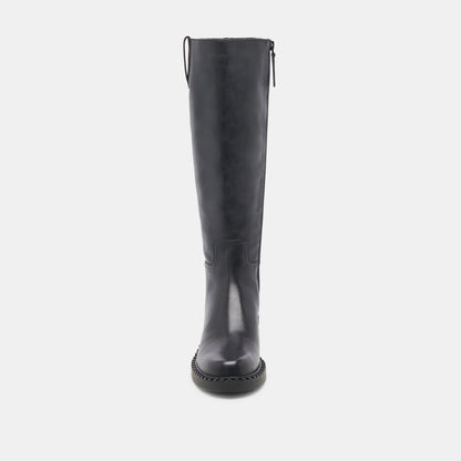 Dolce Vita SHOES Glory H2O Waterproof Black Leather Boots