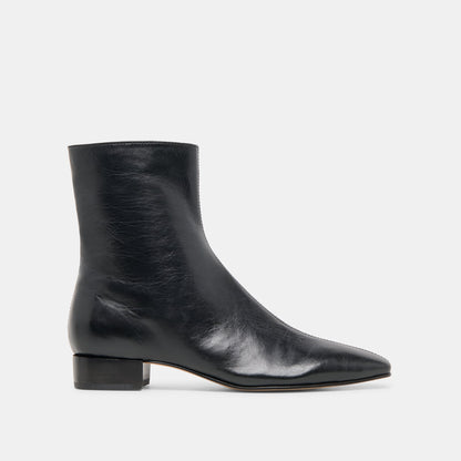 Dolce Vita SHOES Tarine Black Leather Booties