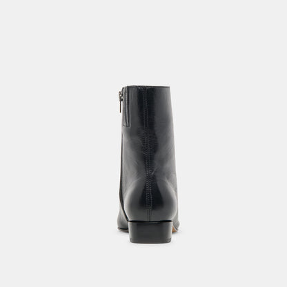 Dolce Vita SHOES Tarine Black Leather Booties