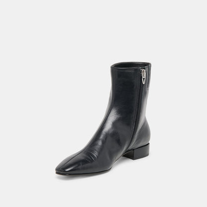 Dolce Vita SHOES Tarine Black Leather Booties