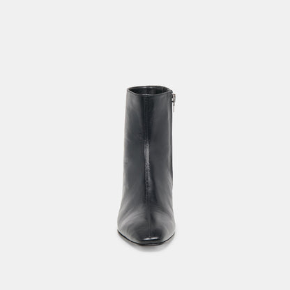 Dolce Vita SHOES Tarine Black Leather Booties