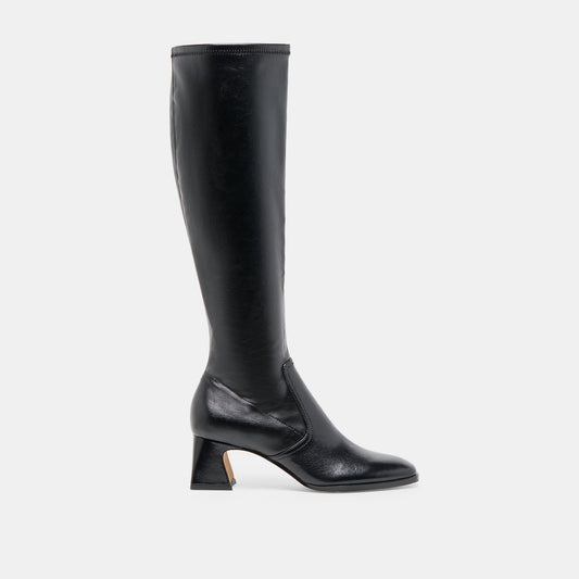 Dolce Vita SHOES Alivia Black Leather Boots