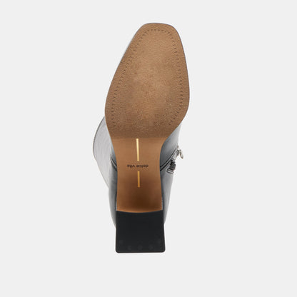 Dolce Vita SHOES Alivia Black Leather Boots