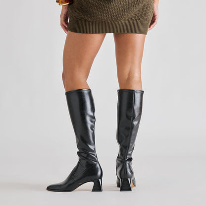 Dolce Vita SHOES Alivia Black Leather Boots
