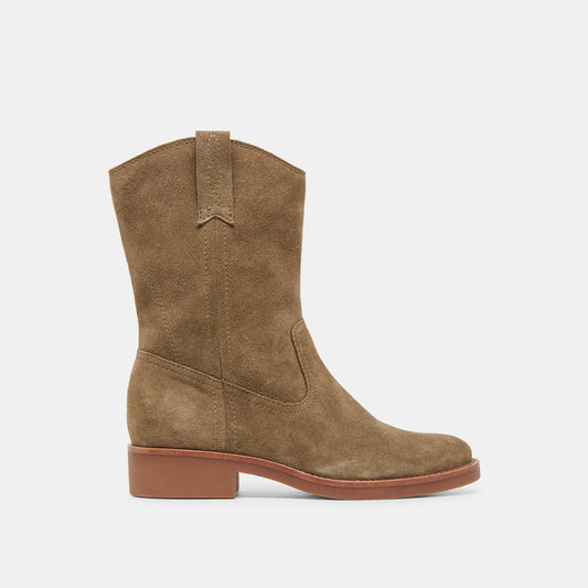 Dolce Vita SHOES Haline H2O Olive Suede Waterproof Boots