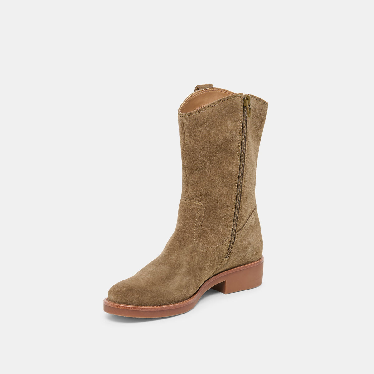 Dolce Vita SHOES Haline H2O Olive Suede Waterproof Boots