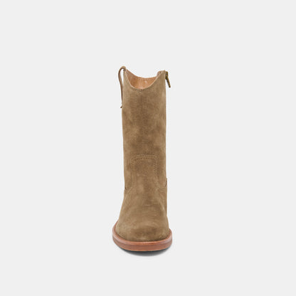 Dolce Vita SHOES Haline H2O Olive Suede Waterproof Boots