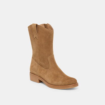 Dolce Vita SHOES Haline H2O Lt Brown Suede Waterproof Boots