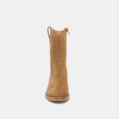 Dolce Vita SHOES Haline H2O Lt Brown Suede Waterproof Boots