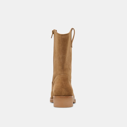 Dolce Vita SHOES Haline H2O Lt Brown Suede Waterproof Boots
