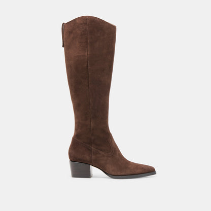 Dolce Vita SHOES Virona H2O Waterproof Dk Brown Suede Boots