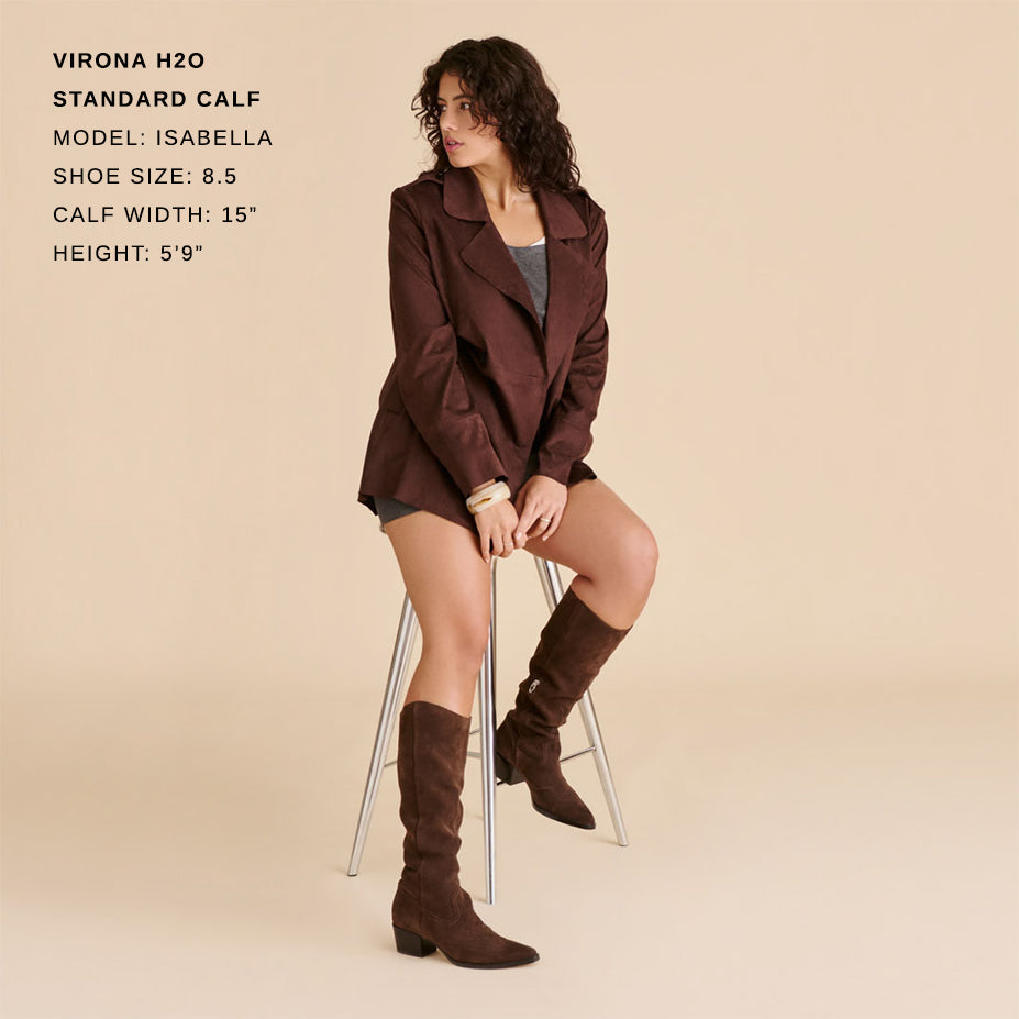 Dolce Vita SHOES Virona H2O Waterproof Dk Brown Suede Boots