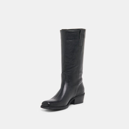 Dolce Vita SHOES Romie Black Leather Boots