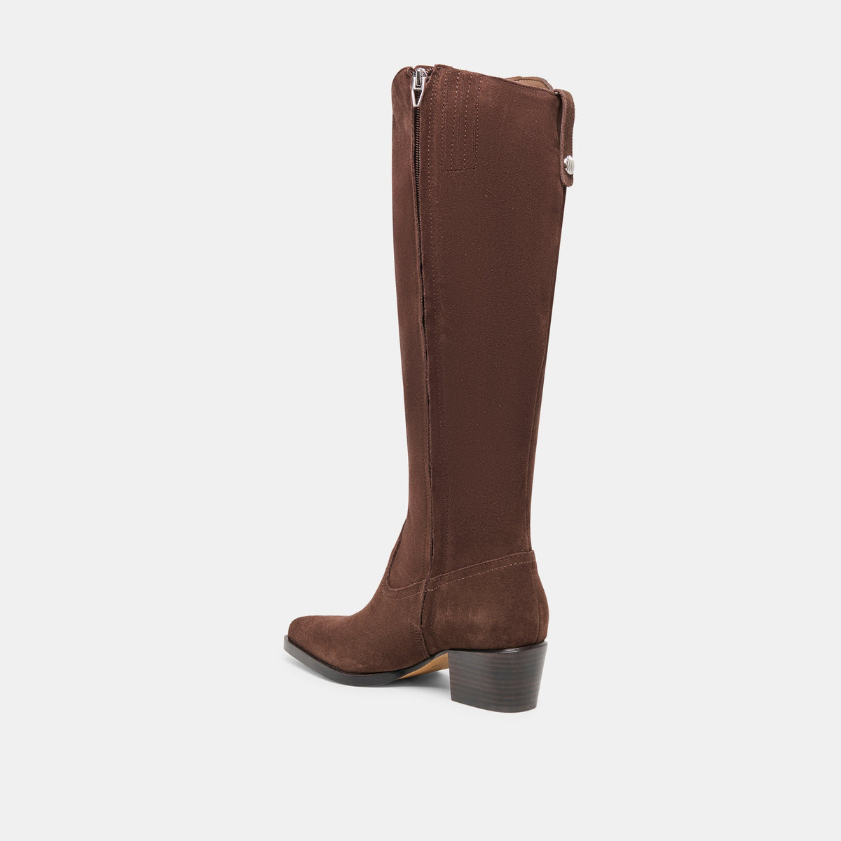 Dolce Vita SHOES Virona H2O Waterproof Dk Brown Suede Wide Calf Boots