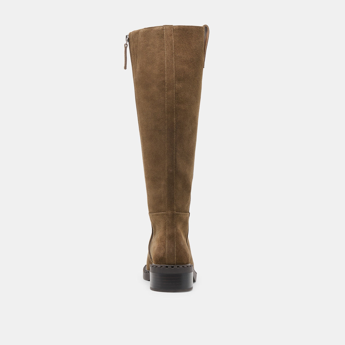 Dolce Vita SHOES Glory H2O Waterproof Olive Suede Wide Calf Boots