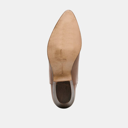 Dolce Vita SHOES Tanner Chestnut Leather Boots