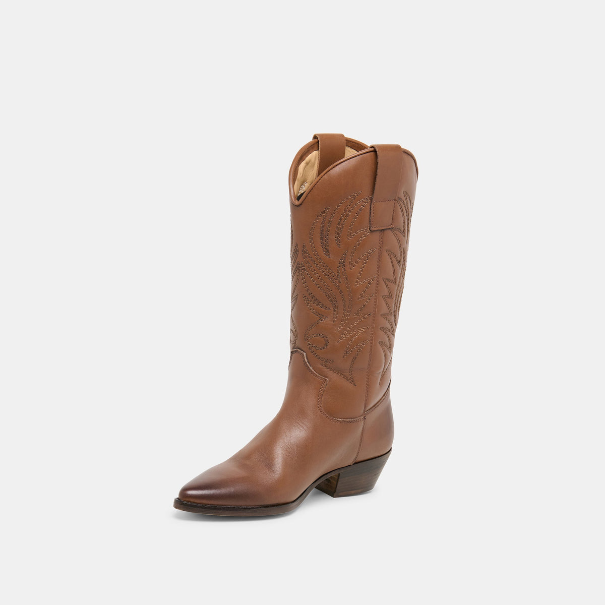 Dolce Vita SHOES Tanner Chestnut Leather Boots