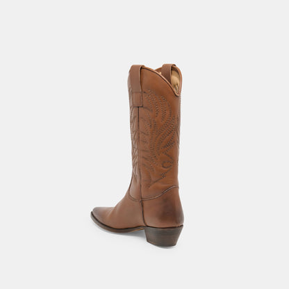 Dolce Vita SHOES Tanner Chestnut Leather Boots
