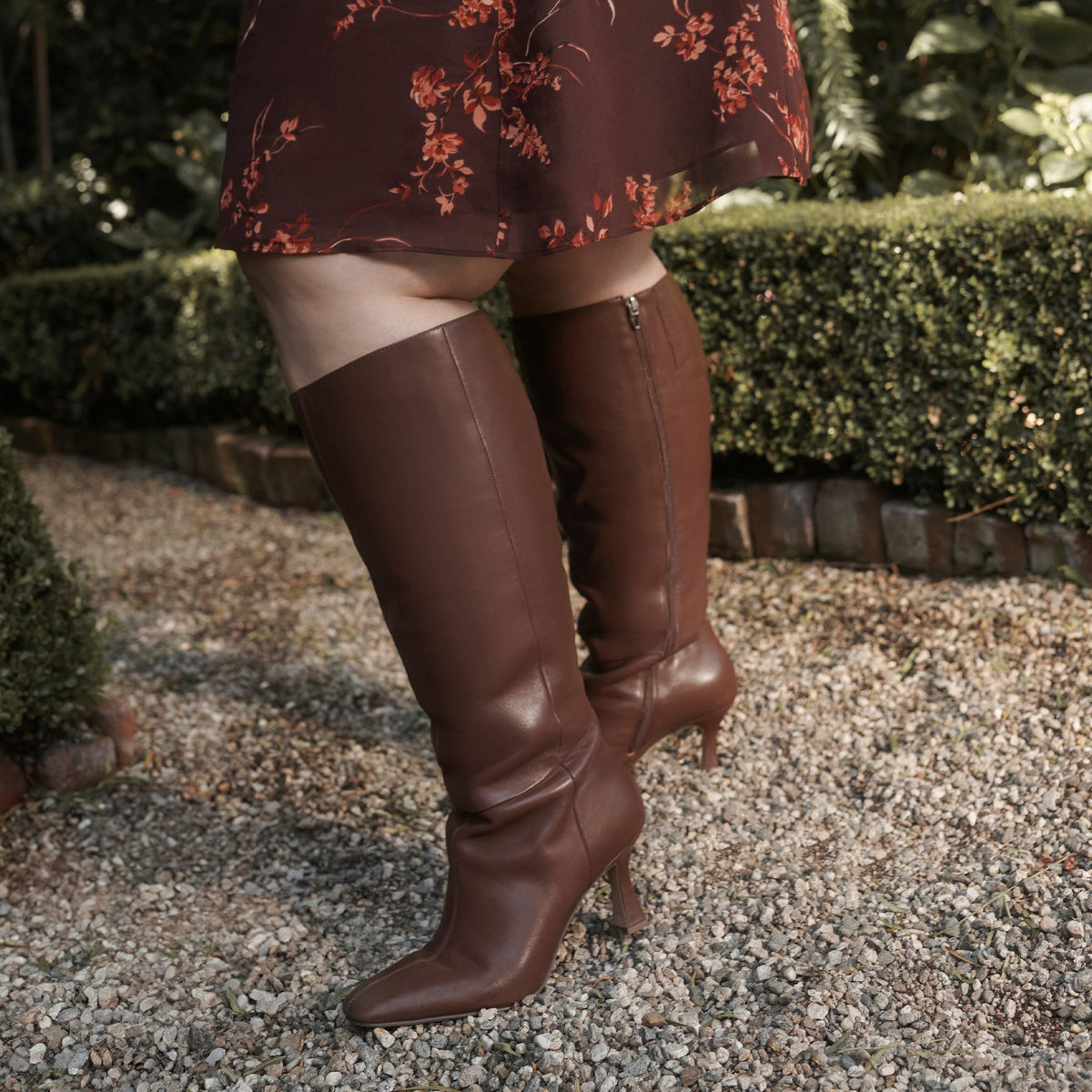 Dolce Vita SHOES Gyra Extra Wide Calf Chocolate Boots | Leather Wide Calf Boots
 – Dolce Vita