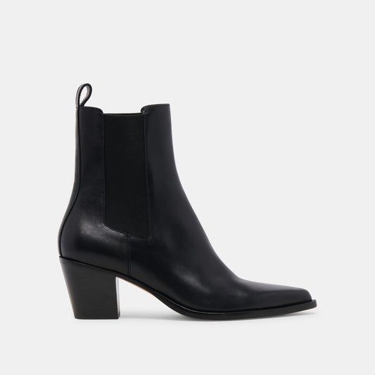 Dolce Vita SHOES SHADIE H2O WIDE BOOTIES BLACK LEATHER
 – Dolce Vita